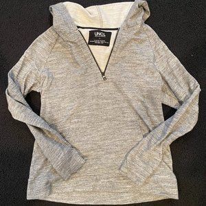 NWOT - UNCL Grey Hooded Pullover